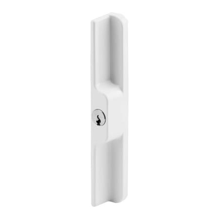 Prime-Line Prime-Line Sliding Door Outside Pull With Key, White C 1254